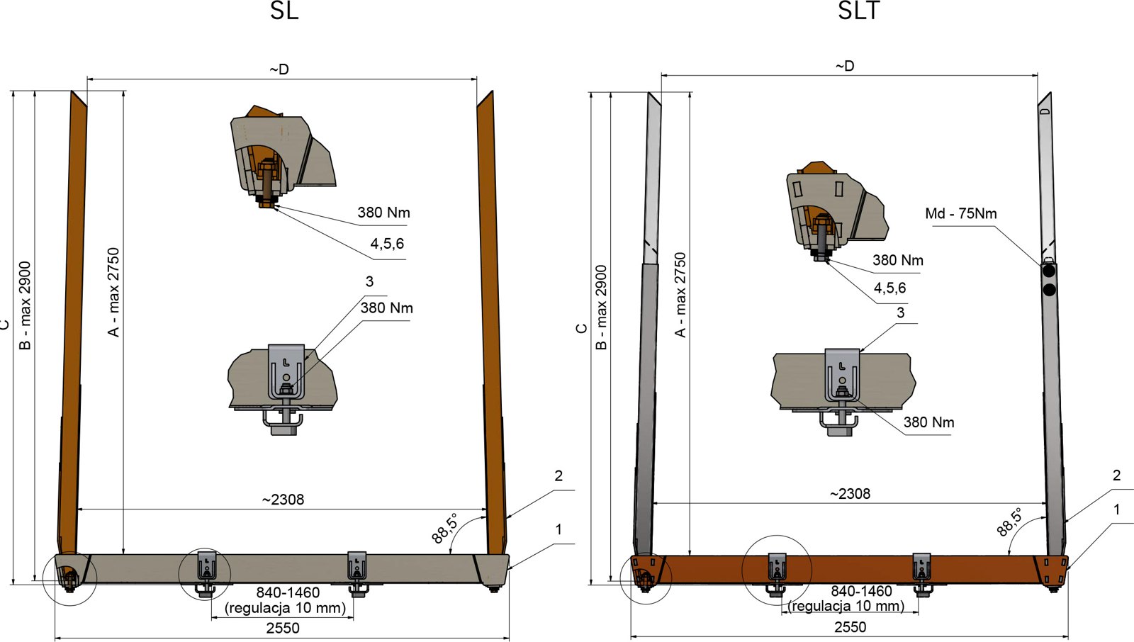 Коники TRAILIS STEEL ZP-7