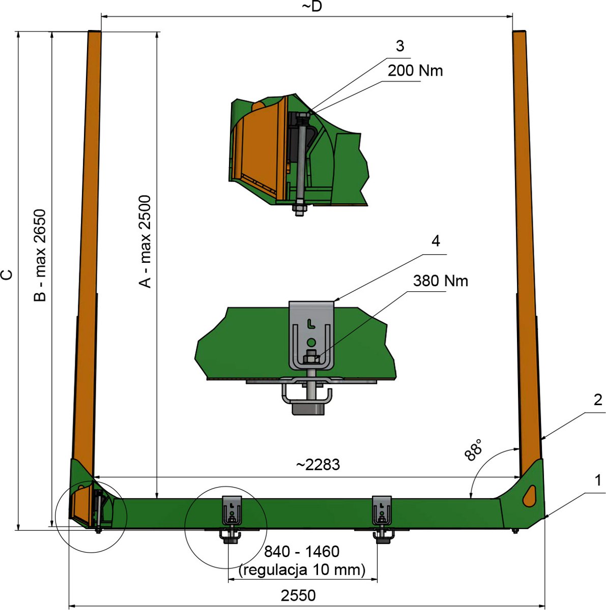 Коники TRAILIS STEEL ZH-4